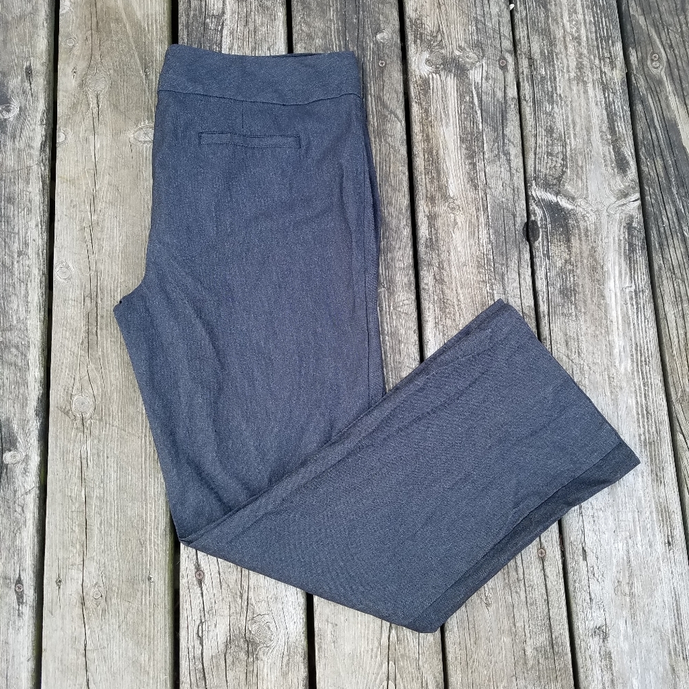 Women's Maurices dark grey trouser dress pants